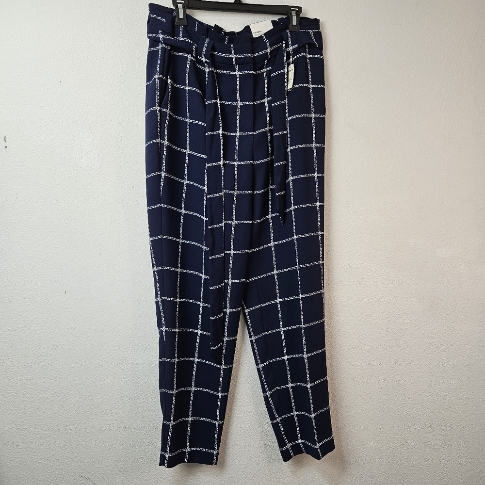 Express Ankle High Rise Pants Size 14R NWT Career Office Capsule Wardrobe
